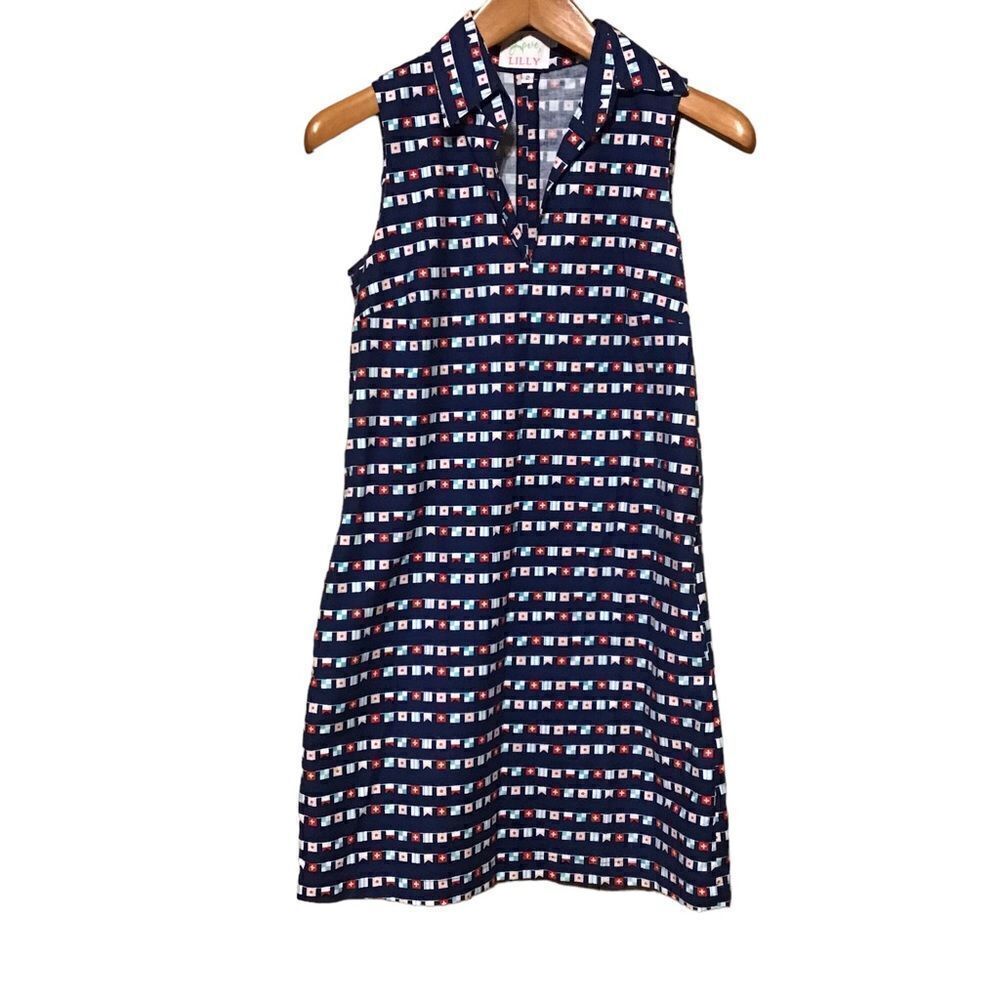 Love,‎ Lilly Seaside Flag Polo Shift Dress 2
